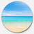 Designart Bright Blue Tropical Beach-Seashore Photo Large Metal Wall Art-Disc of 23, 23'' H x 23'' W x 1'' D 1P