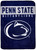 Northwest NCAA Penn State Nittany Lions Raschel Throw Blanket, 60" x 80", Basic