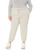 Calvin Klein Performance Women's Elastic Cuff French Terry Jogger (Standard and Plus Size), Nu Beige, 3X