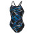 Dolfin Women's Print V-2 Back 1-Piece - Galactic Galactic Blue 34