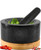 Heavy Duty Mortar and Pestle Set with Bamboo Base, Extra Large 4 Cups, 100% Natural Granite Mortar and Pestle Large Stone Grinder Bowl, Molcajete Bowl, Masher Guacamole Bowls, Polished Black Heavy Duty Mortar and Pestle Set with Bamboo Base, Extra Large 4 Cups, 100% Natural Granite Mortar and Pestle Large Stone Grinder Bowl, Molcajete Bowl, Masher Guacamole Bowls, Polished Black