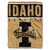 Northwest NCAA Idaho Vandals Raschel Throw Blanket, 60" x 80", Basic