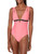 Calvin Klein Women's Standard Logo Cut Out One Piece, Energy, Medium