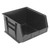Black Hang and Stack Bin, 18"L x 16-1/2"W x 11"H