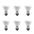 EcoSmart 75-Watt Equivalent BR20 Dimmable Energy Star LED Light Bulb Soft White (6-Pack)
