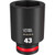 Impact Duty 3/4" Drive 43mm Deep Well 6 Point Impact Socket