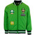 Nintendo Super Mario Bomber Jacket for Boys, Mario and Luigi Bomber Jacket (Luigi Green, Size 4)