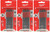 MILWAUKEE ELECTRIC TOOL 48-32-4564 Shockwave 3-1/2" Power Bit Phillips #2, 15 Pack (3)