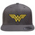 Wonder Woman Officially Licensed Premium Snapback Cap (Dark Grey), One Size