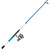 Zebco Roam Spinning Reel and Fishing Rod Combo, 6-Foot Fiberglass Fishing Pole, Split ComfortGrip Handle, Soft-Touch Handle Knob, Size 20 Reel, Changeable Right- or Left-Hand Retrieve, Green,Blue
