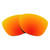 Revant Replacement Lenses Compatible With Ray-Ban RB4184 54mm, Polarized, Fire Red MirrorShield