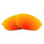 Revant Replacement Lenses Compatible With Oakley Half Jacket (Low Bridge Fit), Polarized, Fire Red MirrorShield