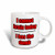 3dRose 223687_1 I Cannot I Cannot Brain Today I Has The Dumb White Mug 11 oz Red