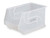 Clear Hang and Stack Bin, 18"L x 8-1/4"W x 9"H