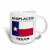 3dRose 193347_1 Misplaced Texan Ceramic Mug, 11 oz, White