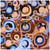 3dRose DPP_27694_1 Surreal Wood Cells in Hues of Brown and Turquoise-Wall Clock, 10 by 10-Inch