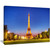 Designart PT10156-20-12 Illuminated Paris Eiffel Tower with Green Surroundings-Cityscape Canvas print-20x12, 12" H x 20" W x 1" D 1P