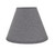 Aspen Creative 32292A Transitional Hardback Empire Shaped Spider Construction Lamp Shade in Grey, 14" wide (7" x 14" x 11")