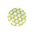 Lime Green Large Polka Dot Dessert Plates - 8 Pieces