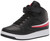 Fila Men's A-High Sneaker, Black/Red/White, 8