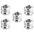 Geuxe 5 Pack 1/4 inch to 3/8 inch Convert Screw Standard Adapter Reducer Bushing Converter for DSLR Camera Camcorder Tripod Monopod Ball Head Ballhead Video Light Stand