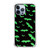 KatocZarl Halloween Green Bats Phone Case Compatible with iPhone 12 Pro Max, Halloween Green Bats Pattern Slim Shockproof TPU Bumper Protective Cover Case for iPhone 12 Pro Max