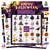 Leezead Halloween Bingo Game for Kids, 24 Players Funny Halloween Bingo Game Cards Halloween Party Bingo Game Set for Kids School Classroom Family Halloween Party Activities