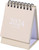 Small Desk Calendar 2023-2024, Mini Desk Calendar from Aug. 2023 - Dec. 2024 for Planning Organizing Daily Scheduler, Small Calendar 2024 for Home Office School (beige)