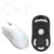1 Set Gaming Mouse Skates/Mouse Feet Compatible with Logitech G Pro Wireless, Premium ICE Mouse Feet Pads for GPW Gaming Mouse, Rounded Curved Edges Mouse Feet Pads for G Pro Wireless Mouse,White