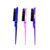 FRCOLOR 3pcs curly hair brush backcombing brush teasing brush scalp hair teaser brush massage hair brush hair teasing comb three row hair comb bristle teasing comb major Headband