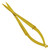 Cut Sharp 5" Stainless Steel Sewing Scissors in Different Designs (5" Spring Scissor Straight, Gold Titanium)