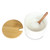 Bealuffe Salt Cellar Container with Spoon Lid, Ceramic Salt Box Holder Jar Bowl for Salt Spice Sugar for Countertop