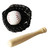 LOGOFUN Dollhouse Baseball Toy Mini Baseball Bats Gloves Ball Set Simulation Sports Model Accessories