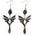 Gothic Bat Vampire Dangle Earrings Red Black Crystal Gems Bat Earrings Vintage Punk Bat Animal Earrings Halloween Costumes Jewelry Gifts for Women Girls (Red) Gothic Bat Vampire Dangle Earrings Red Black Crystal Gems Bat Earrings Vintage Punk Bat Animal Earrings Halloween Costumes Jewelry Gifts for Women Girls (Red)