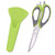 LICAIDAO Kitchen Scissors Knife-Grade Stainless Steel -Good Grips Multi-Purpose Kitchen and Herbs Scissors