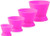 ORILAO 4pcs/1set Dental Nonstick Silicone Mixing Bowls Cup Oral Rubber Mixing Acrylics Bowl Blue