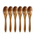 6 Pcs Small Wooden Spoons for Coffee Spoons Jars Tea Spoons Wood Teaspoons Tasting Spoon Teaspoon Mini Stirring Spoon Honey Spoons Tiny Mixing Spoon Dessert Table Stir Spoon