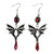 Gothic Black Bat Vampire Dangle Earrings Red Crystal Gems Bat Earrings Punk Bat Animal Earrings Halloween Costumes Earrings Jewelry for Women Teen Girls (bat) Gothic Black Bat Vampire Dangle Earrings Red Crystal Gems Bat Earrings Punk Bat Animal Earrings Halloween Costumes Earrings Jewelry for Women Teen Girls (bat)