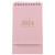 LUOZZY Mini Desk Calendar Pink Small 2024 Standing Flip Calendar 2023-2024 - Sept. 2023 to Dec. 2024 Table Calendar for Planning Organizing Daily Scheduler