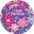 Blossom Birthday Dinner Plates, 8ct