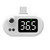 axGear Hygrometer Digital Room Thermometer Alarm Clock Portable Phone Thermometer