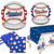 Baseball Party Decorations - 81Pcs Baseball Plates and Napkins Sets, Baseball Tablecloth, Blue Forks for Sports Fans Kid Adult Baseball Birthday Party Supplies, Serve 20