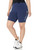 Champion Bike, Authentic, Moisture Wicking, Bikers Shorts for Women, 7" (Plus, Athletic Navy Script, 1X