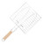 Happyyami 1pc Bbq Grill Shrimp Grill Net Barbecue Fish Holder Barbecue Fish Basket Grill Fish Net Bbq Fish Holder Bbq Fish Basket Outdoor Bbq Grilling Basket Tray Vegetable Stainless Steel