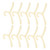 Hohopeti 30Pcs pet Hanger Pet Clothes Hangers Pet Costume Hangers Dog Apparel Baby Photo Studio cat Clothes Hangers Plastic Hanger Small Clothes Dry Rack Toddler Pants Dog Closet