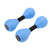2pcs Water Floating Dumbbells, Eva Foam Dumbbell Pool Resistance, Water Aerobic Exercise Foam Dumbbells, Aquatic Exercise Dumbbells For Weight Loss Adults Family