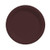 Creative Converting Touch of Color 20 Count Plastic Lunch Plates, Chocolate Brown