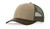Richardson 115 Low-Profile Classic Trucker Adjustable Snapback Hat| Mesh Back Cap (Tan/Loden/Brown)