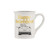 Enesco Our Name is Mud Happy Retirement Typewriter Metallic Coffee Mug, 16 Ounce, Multicolor