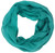 Lina & Lily Plain Color Infinity Loop Scarf Small Size for Spring Fall (Teal)